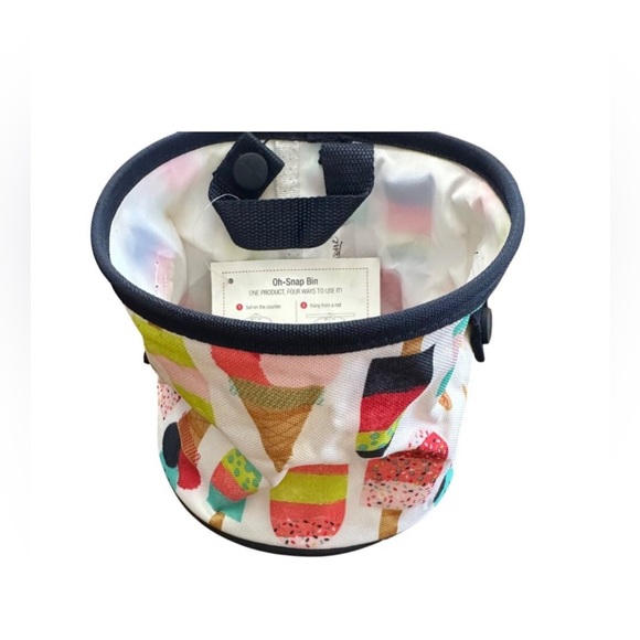 Thirty-One Ice Cream Print Oh Snap Bin - New In Bag - Picture 1 of 8